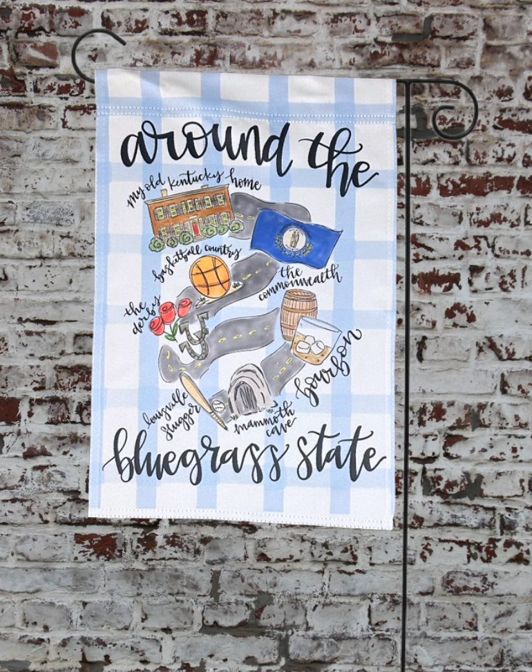 Around the Bluegrass State Garden Flag