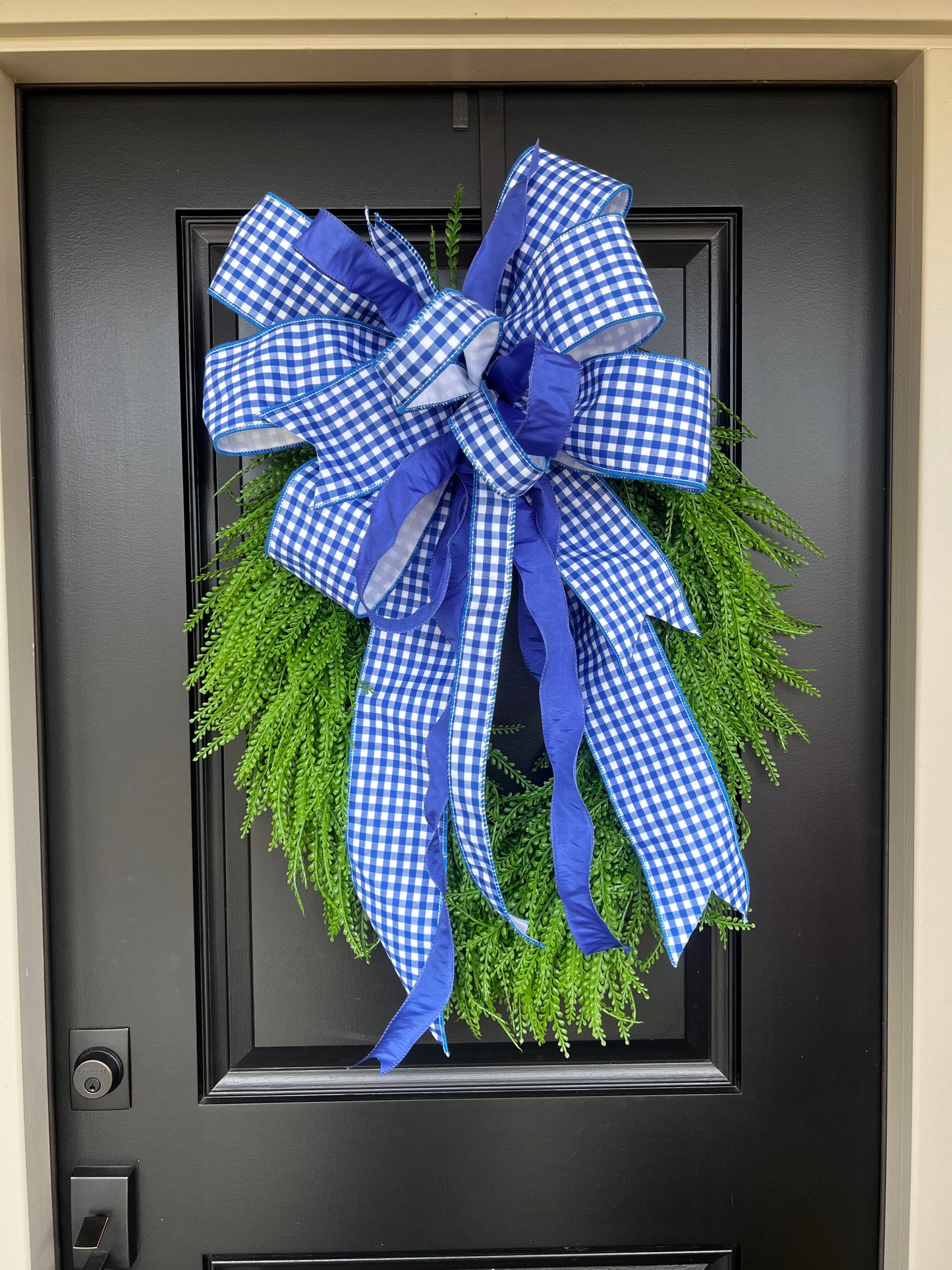 Bluegrass Classic Gingham Wreath