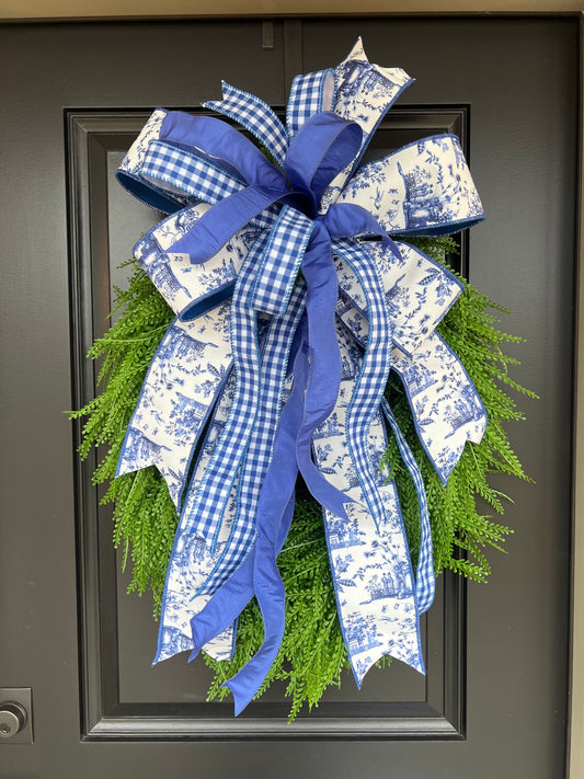 Chinoiserie “Kentucky”-Style Luxury Wreath