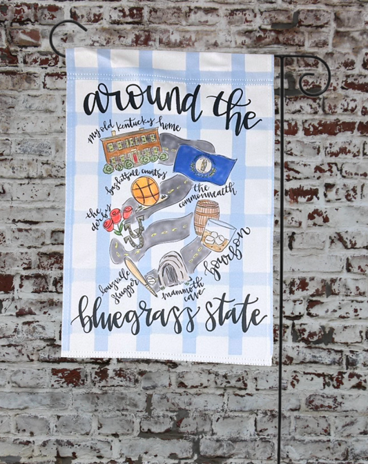Around the Bluegrass State Garden Flag